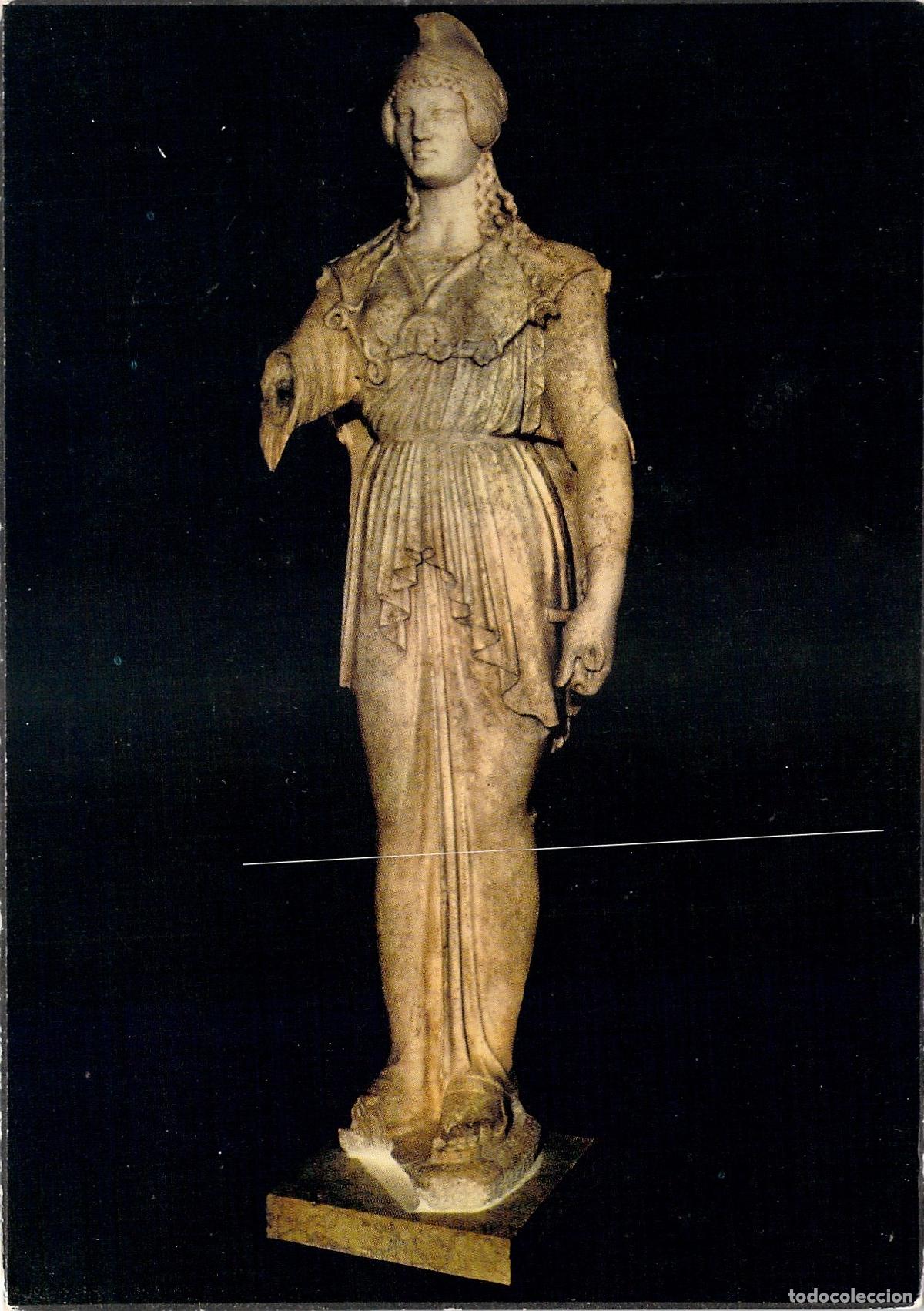 Postales: Postal de la estatua de Minerva en el Museo Sainte-Croix, Poitiers