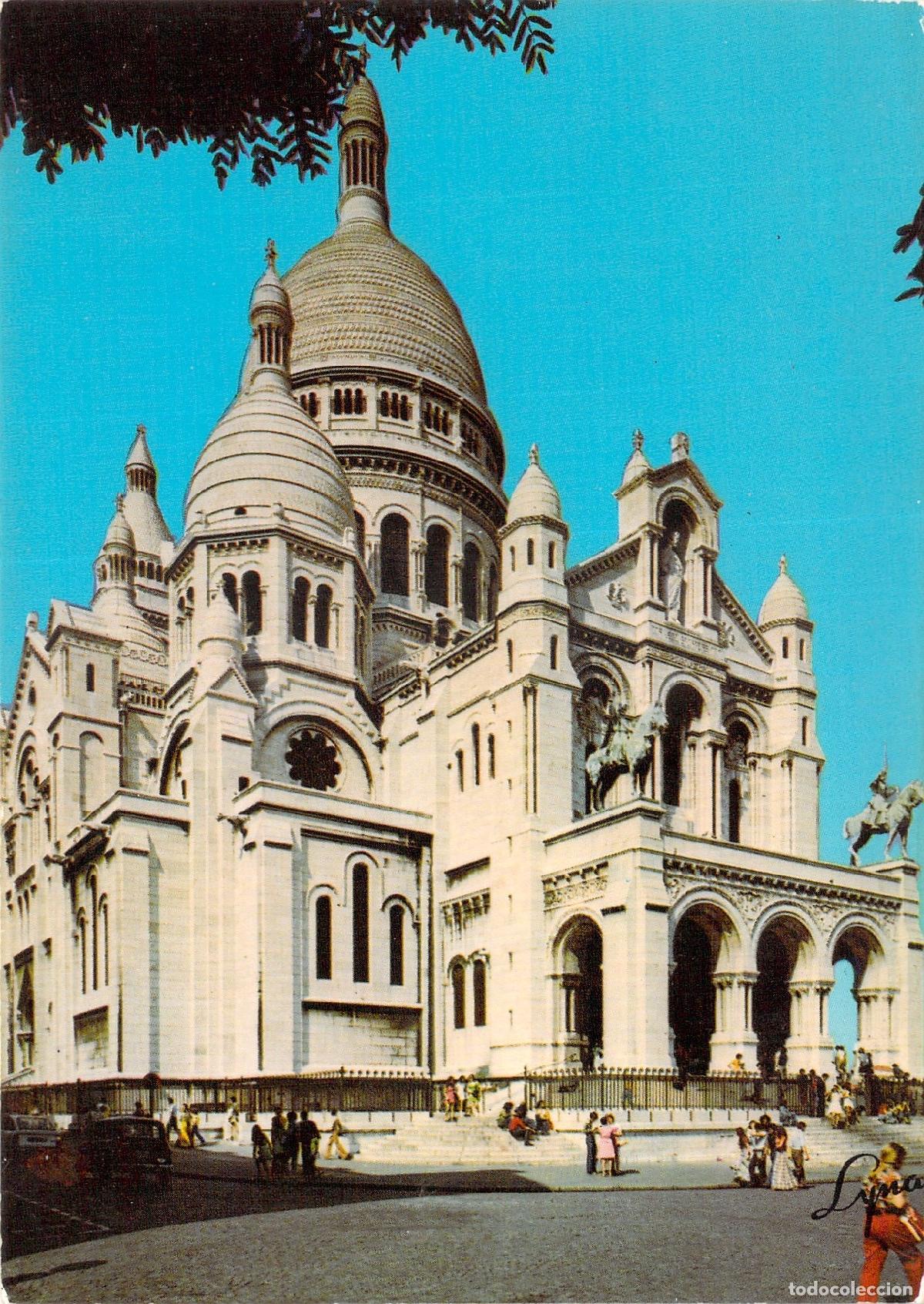 Postales: Postal de la Bas&iacute;lica del Sacr&eacute;-C&oelig;ur en Montmartre, Par&iacute;s