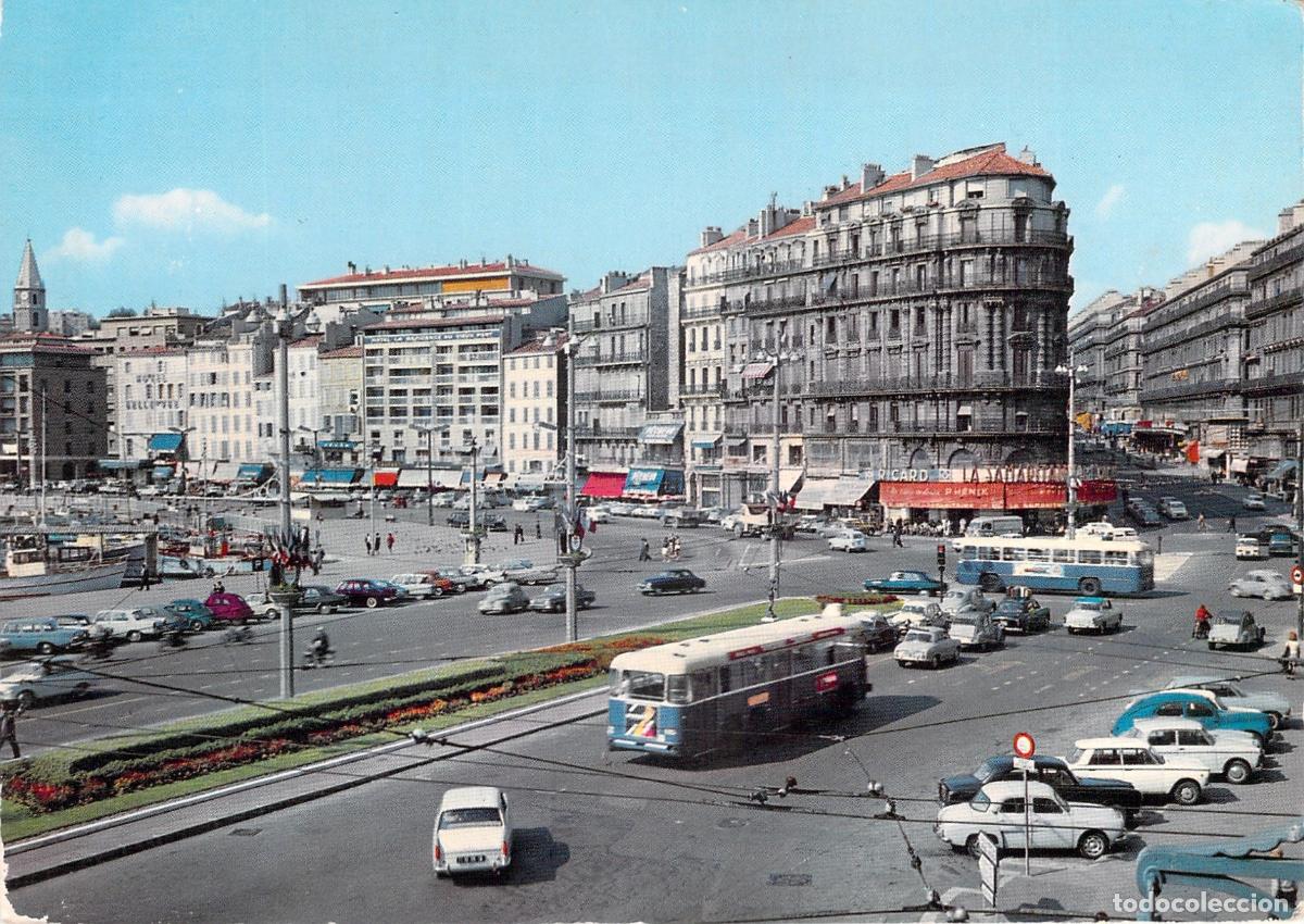 Postales: Postal de Marseille Quai des Belges y Rue de la Republique