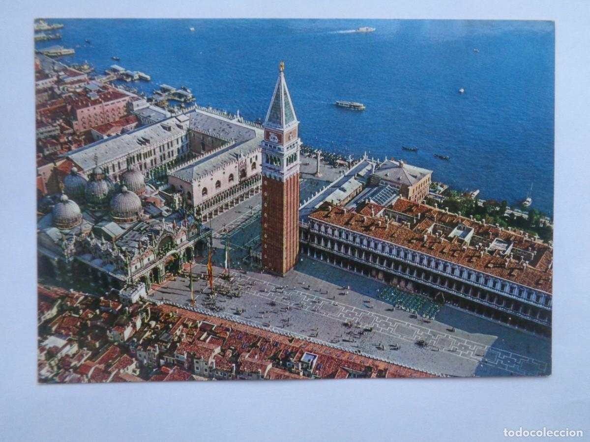 Cartoline: POSTAL DE VENECIA ( ITALIA ): VISTA AEREA DE LA PLAZA DE SAN MARCOS