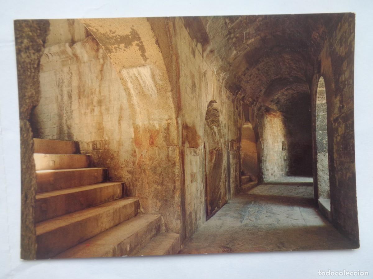 Cartoline: POSTAL DE NIMES ( FRANCIA ): GALERIA INTERIOR DEL ANFITEATRO ROMANO, ARENAS