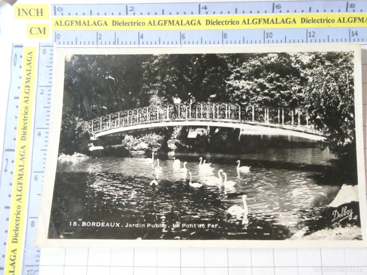 Postales: POSTAL DE FRANCIA. BURDEOS BORDEAUX LE PONT DE FER. CISNES. 2838