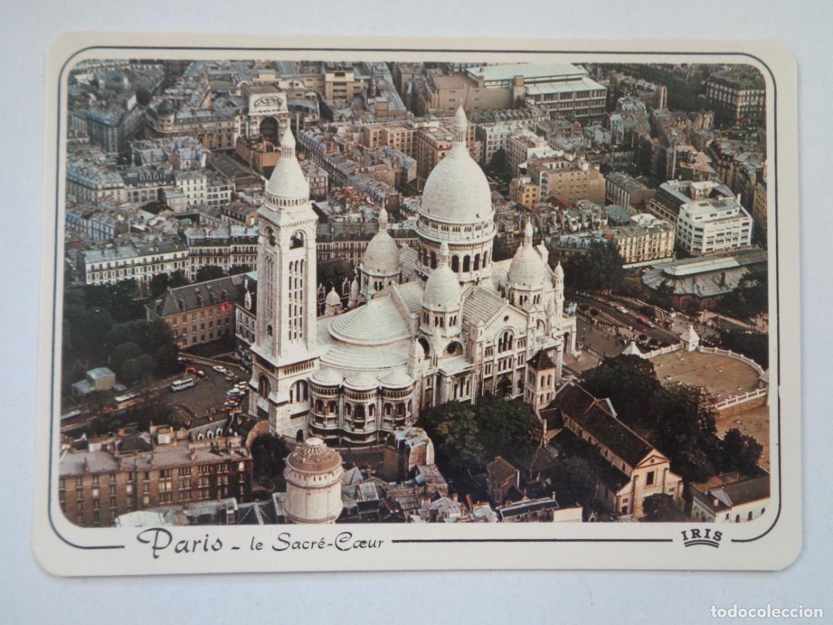 Postales: POSTAL DE PARIS ( FRANCIA ): VISTA AEREA DEL SACRE-COEUR