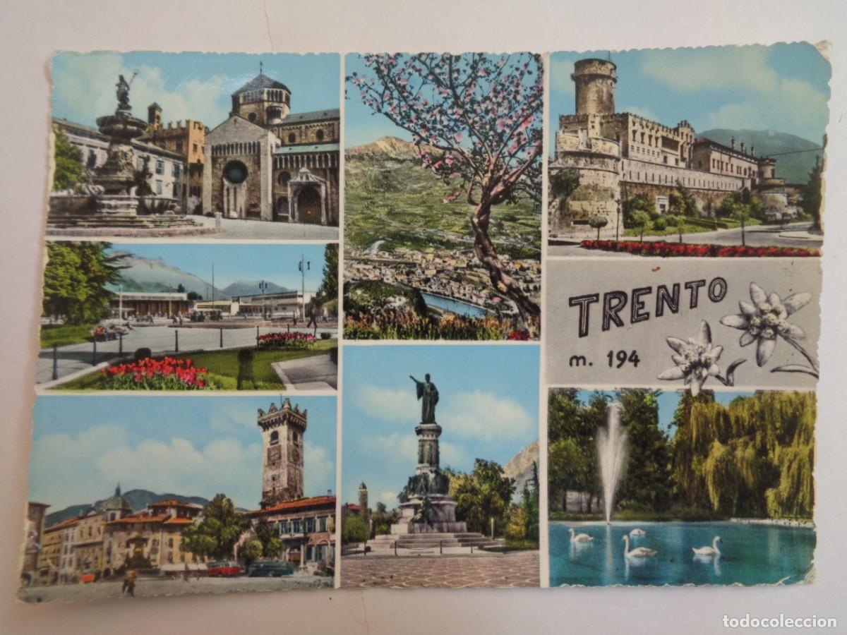 Postales: POSTAL DE TRENTO ( ITALIA ). CIRCULADA A AUSTRIA EN 1963