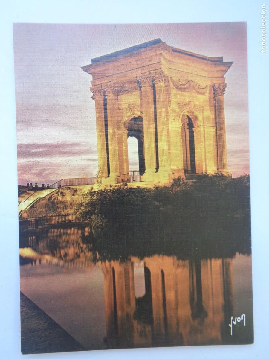 Cartoline: POSTAL DE MONTPELLIER ( FRANCIA ): CROPUSCULO SOBRE EL CASTILLO