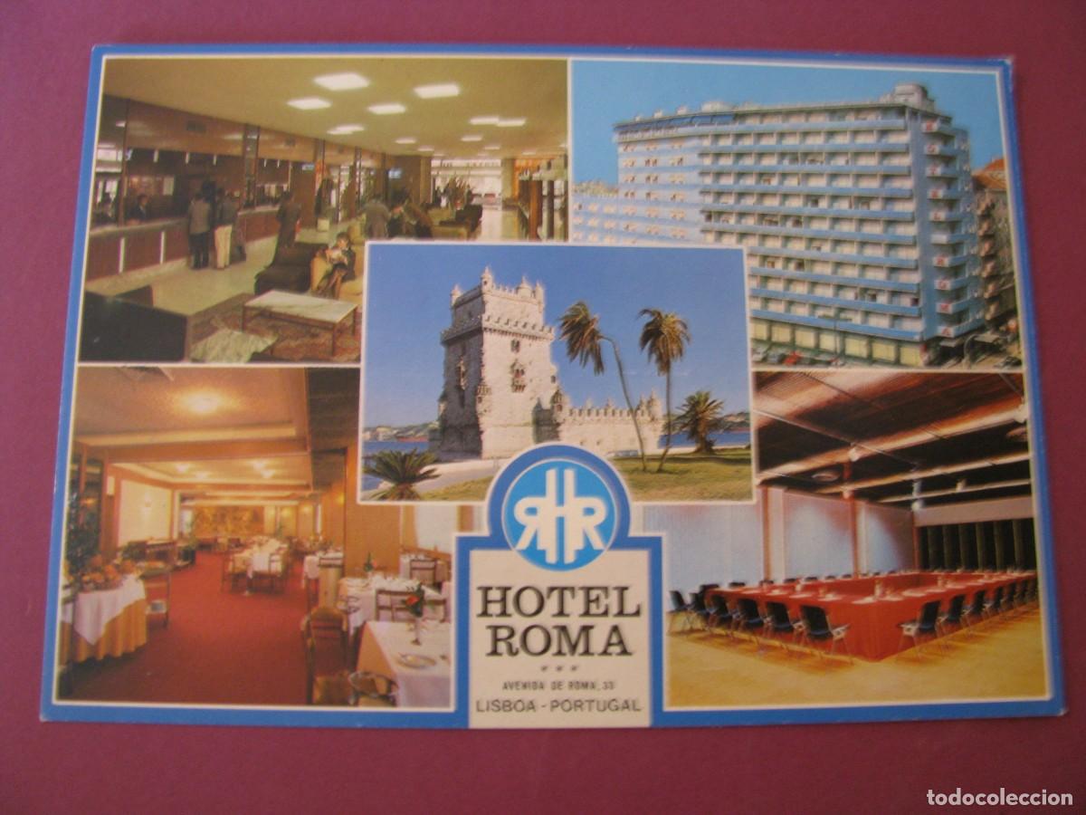 Postales: POSTAL DE PORTUGAL, LISBOA. HOTEL ROMA.