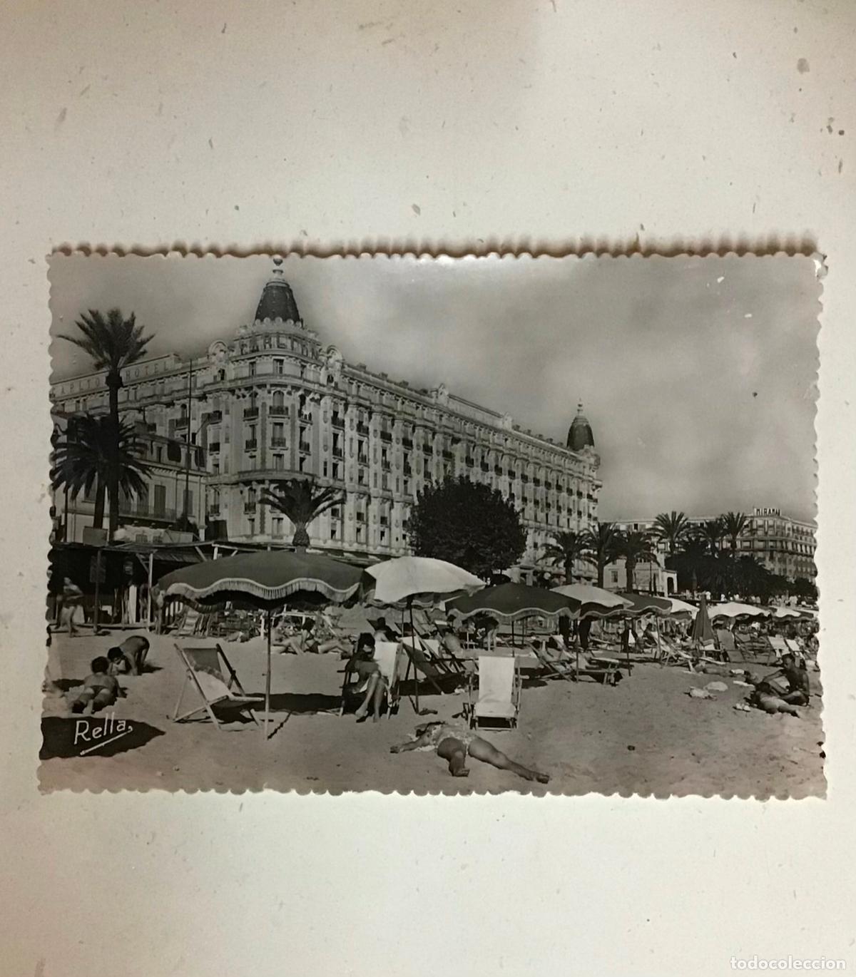 Postales: CANNES - HOTEL CARLTON, A&Ntilde;OS 60