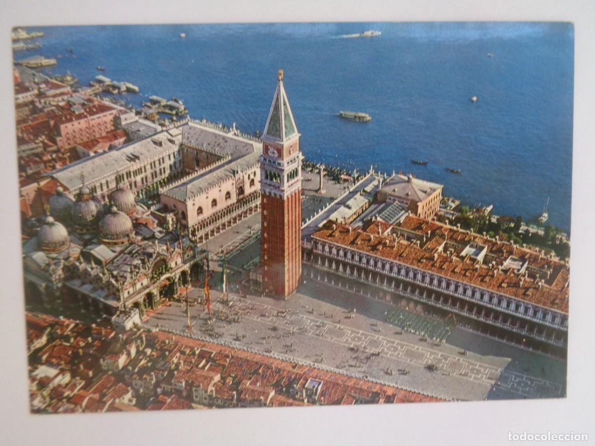 Cartes Postales: POSTAL DE VENECIA ( ITALIA ): PLAZA DE SAN MARCO, VISTA AEREA