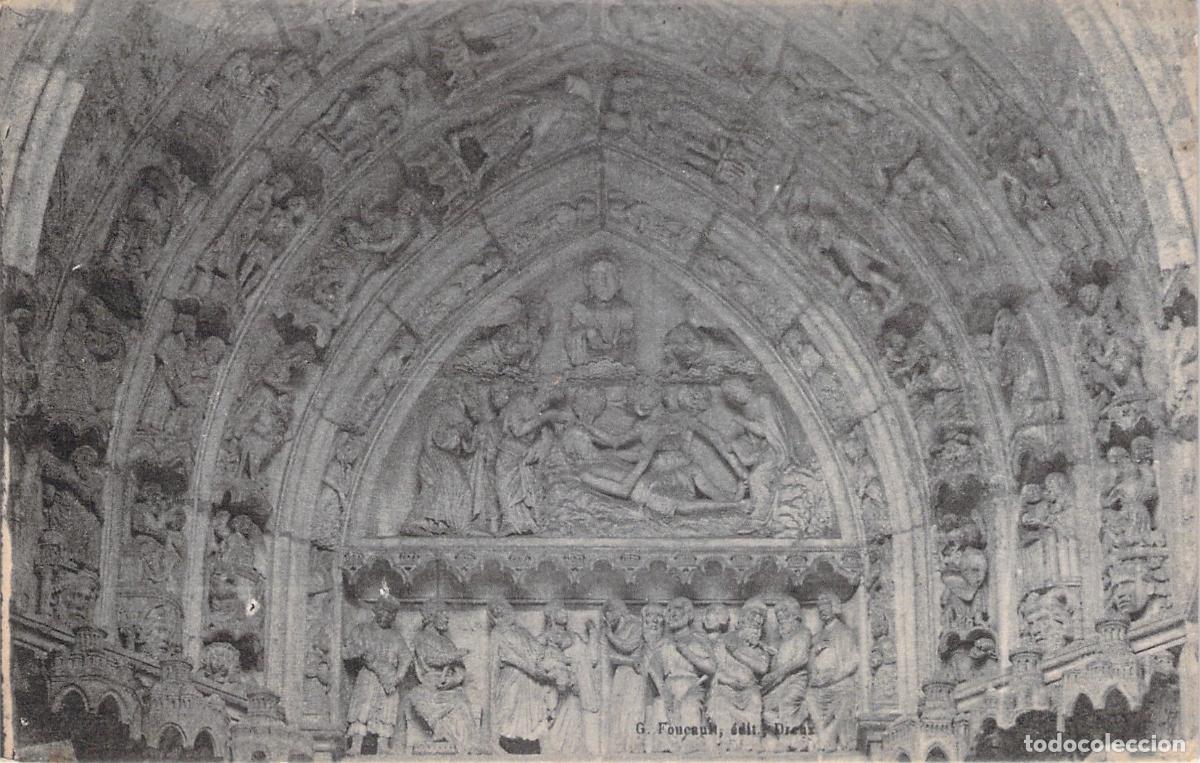 Postales: Postal de la Fachada Norte de la Catedral de Chartres