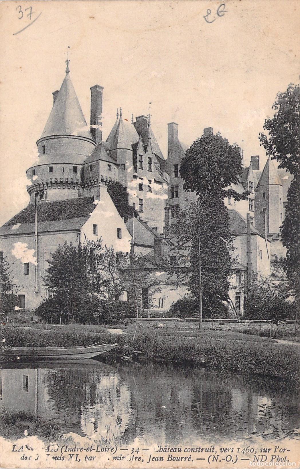 Postales: Postal del Ch&acirc;teau de Langeais en Indre-et-Loire, Francia
