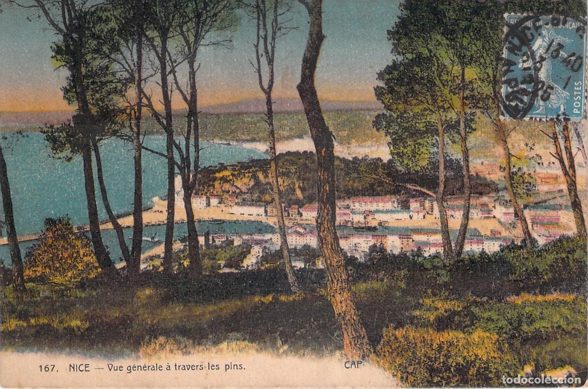 Postales: Postal de Niza, vista general desde los pinos