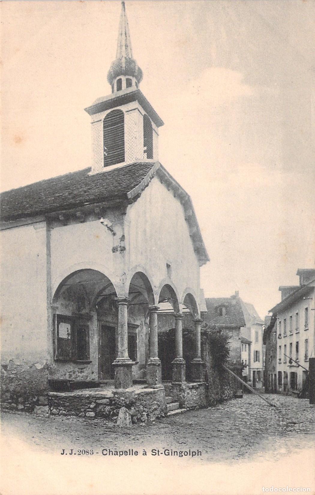Postales: Postal de la Capilla en Saint-Gingolph Francia