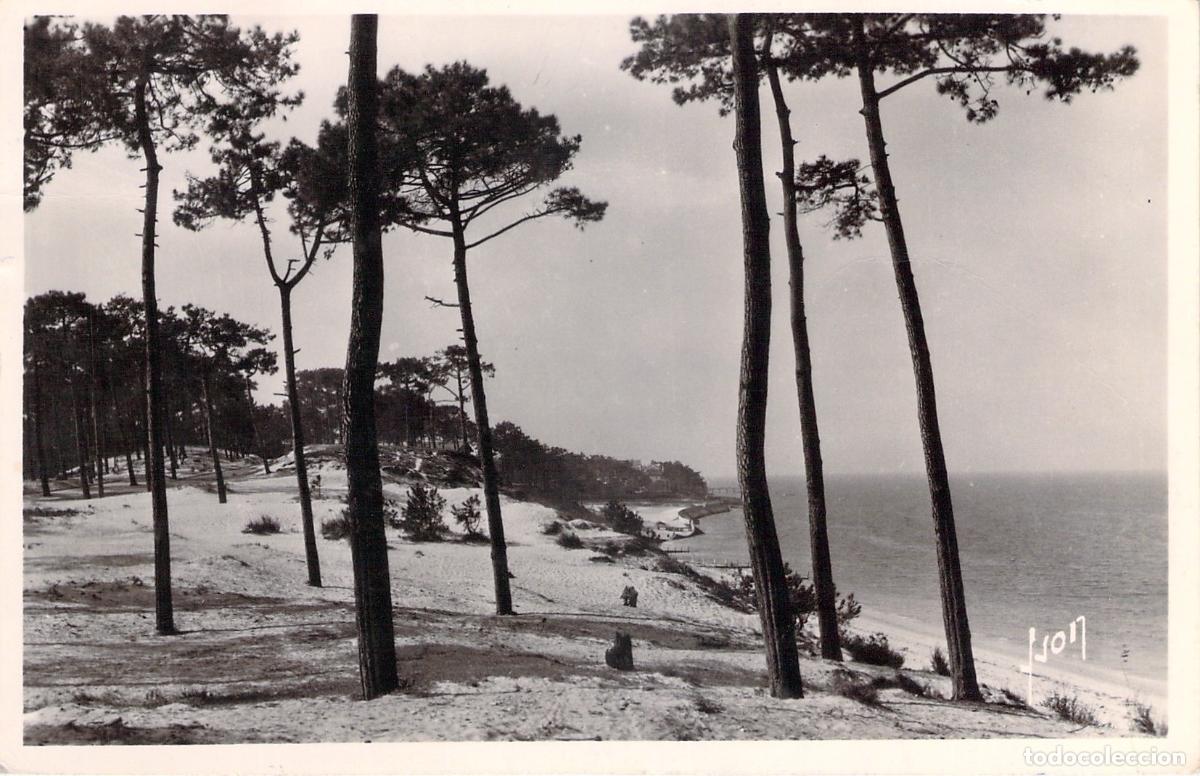 Postales: Postal de Le Moulleau Arcachon en Gironde vista al mar