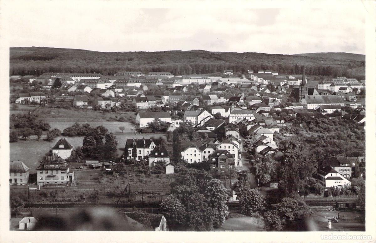 Postales: Postal de Saarburg en Alemania, vista panor&aacute;mica de la ciudad