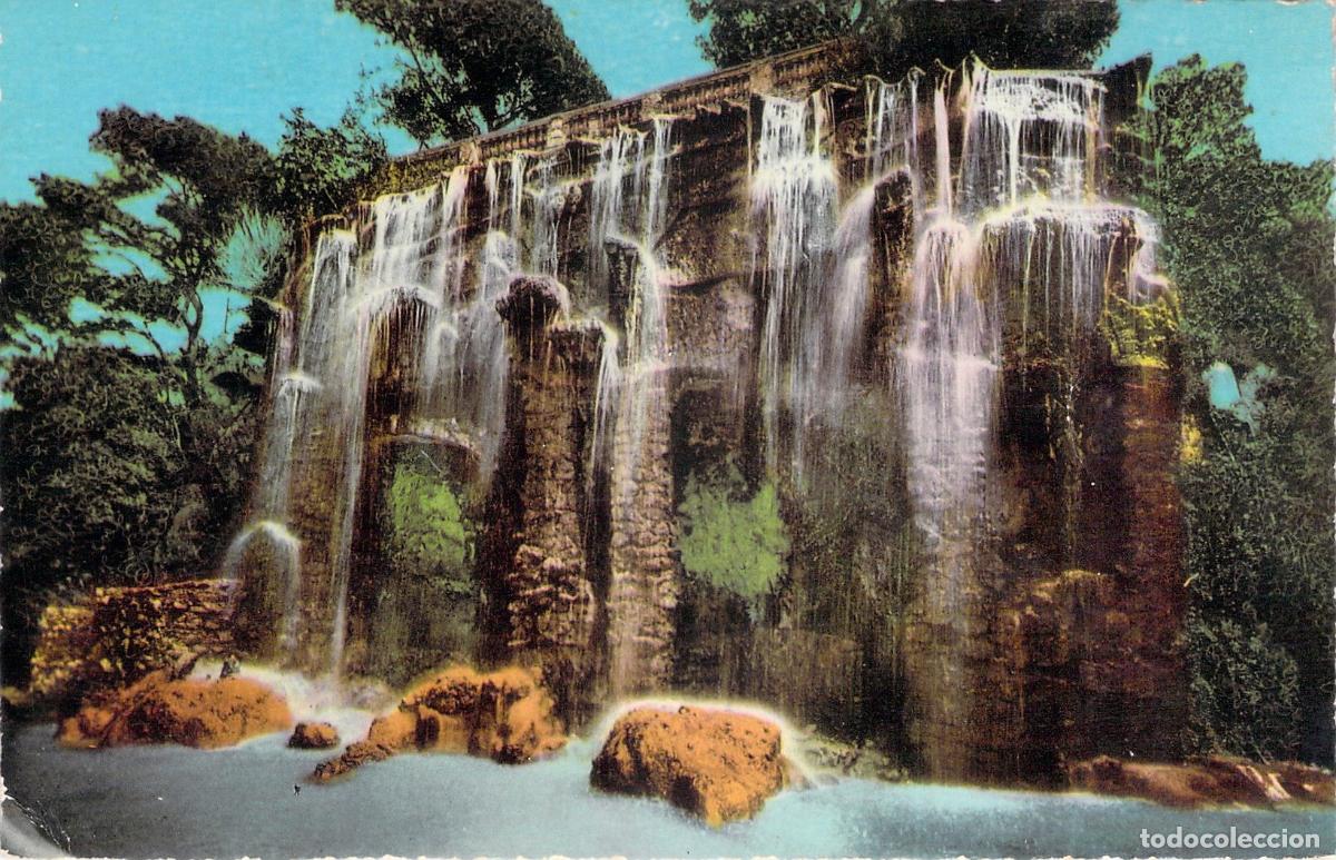 Postales: Postal de la Cascada del Castillo en Niza, Francia