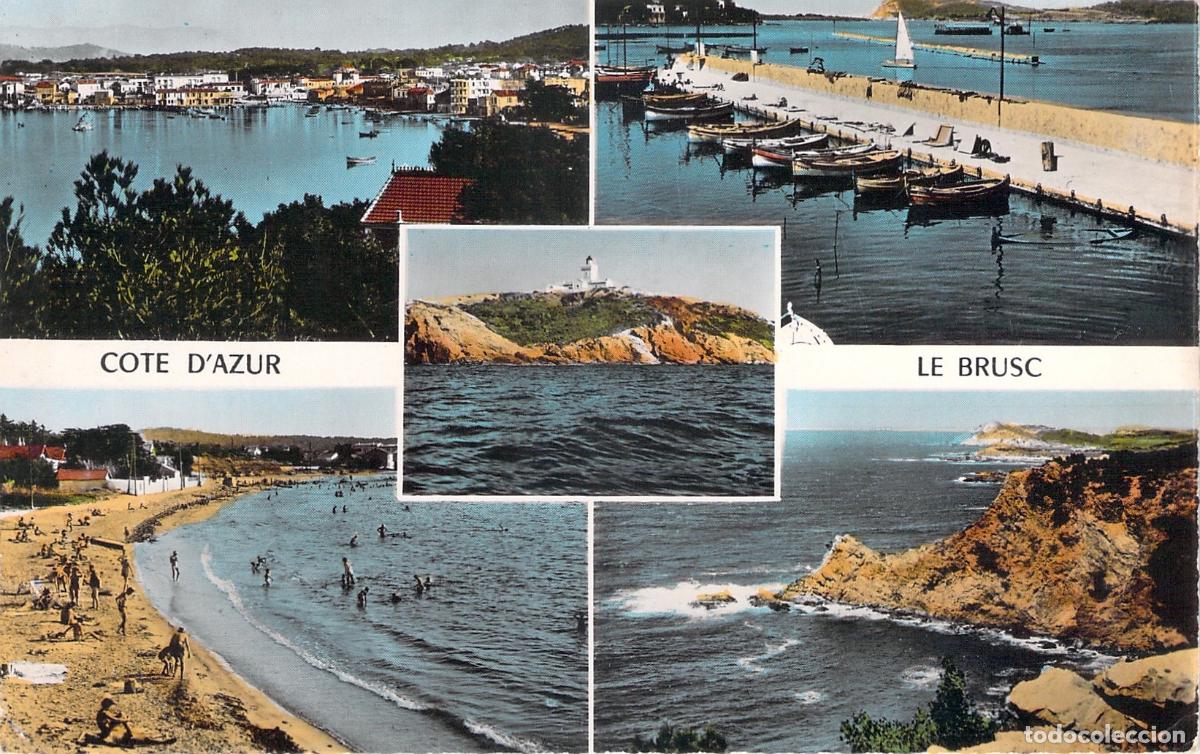 Postales: Postal de Le Brusc en la Costa Azul, Francia