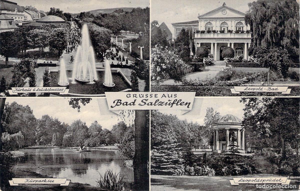 Postales: Postal de vistas m&uacute;ltiples de Bad Salzuflen Alemania
