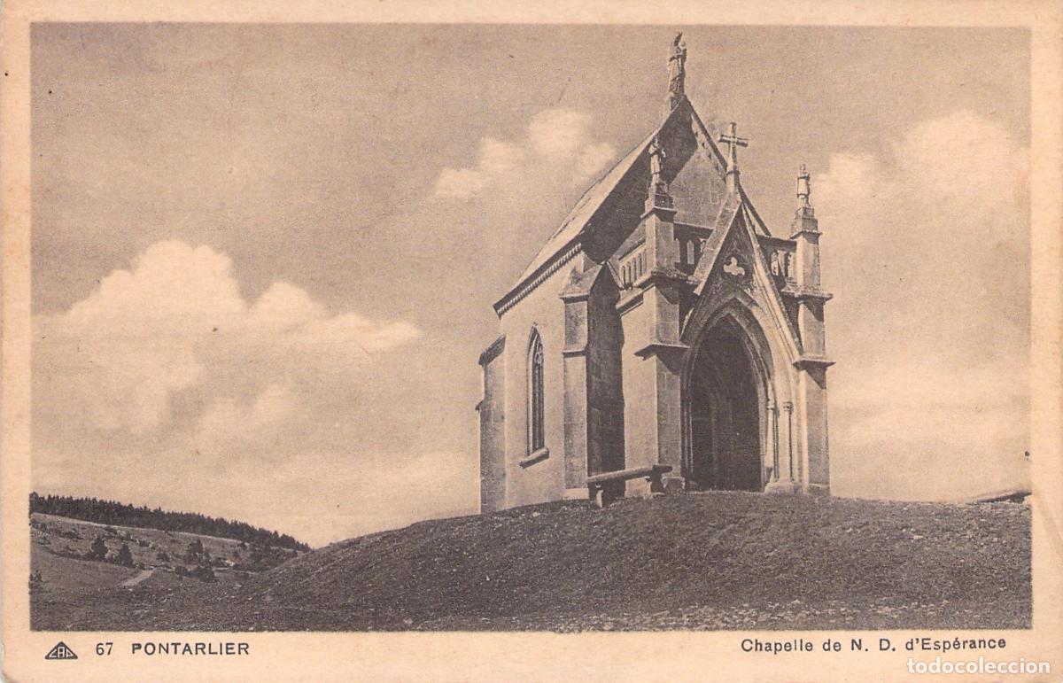 Postales: Postal de la Capilla de Nuestra Se&ntilde;ora de la Esperanza en Pontarlier, Francia