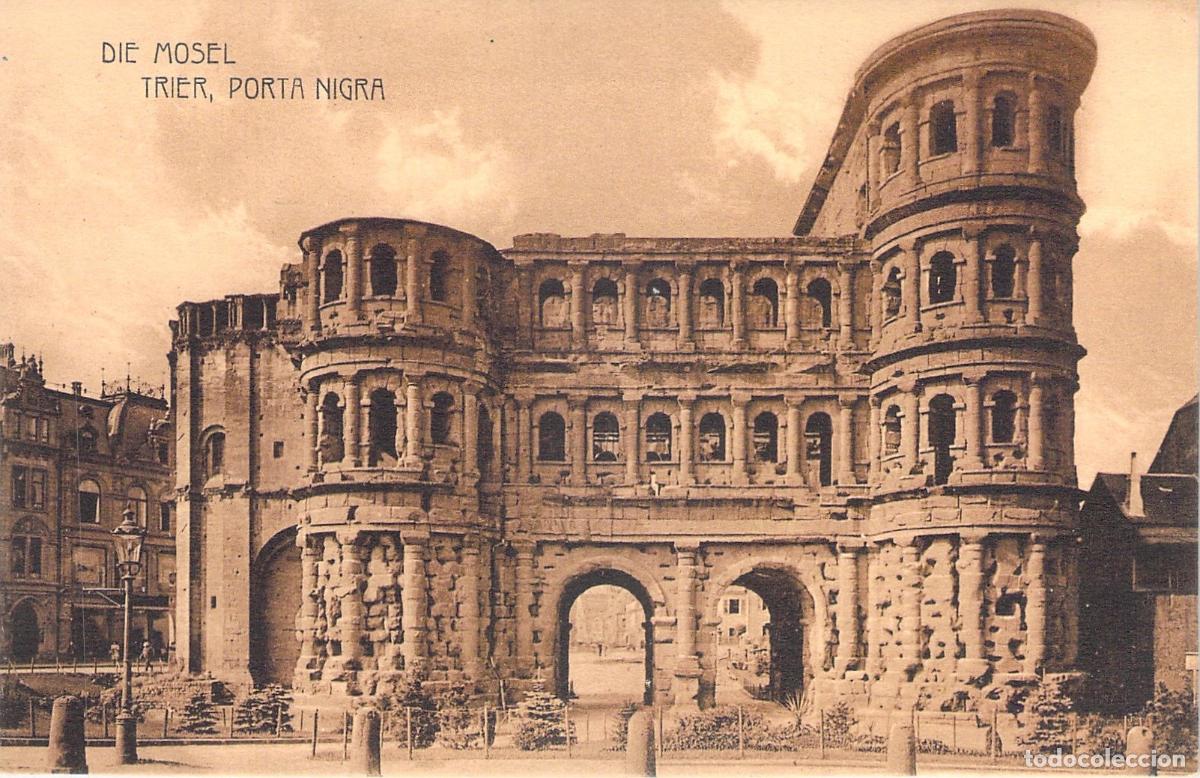 Postcards: Postal de la Porta Nigra en Trier, Alemania