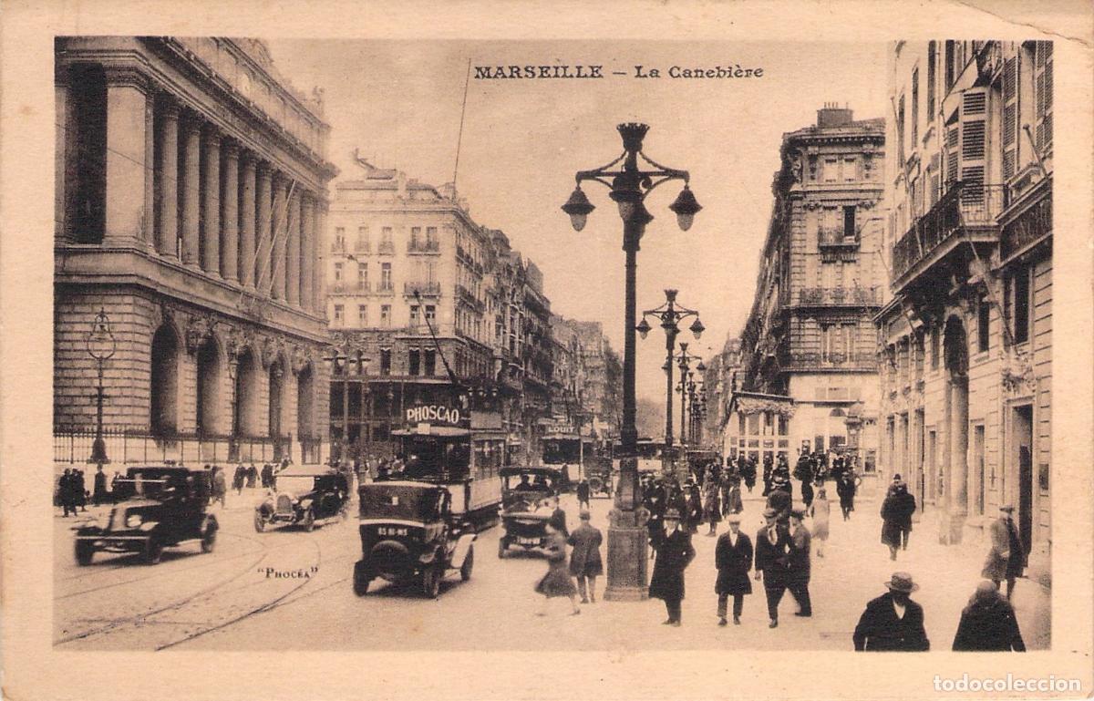 Postales: Postal de La Canebi&egrave;re en Marsella Francia