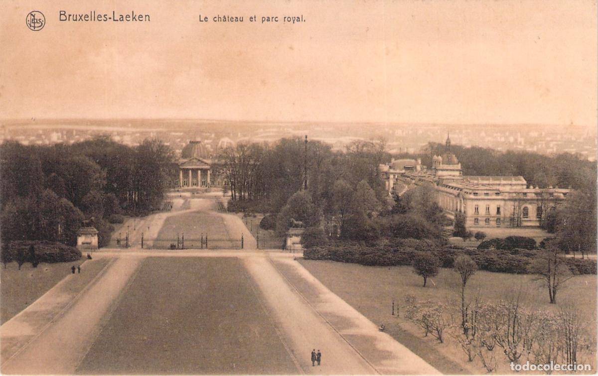 Postais: Postal de Bruselas, Castillo y Parque Real de Laeken