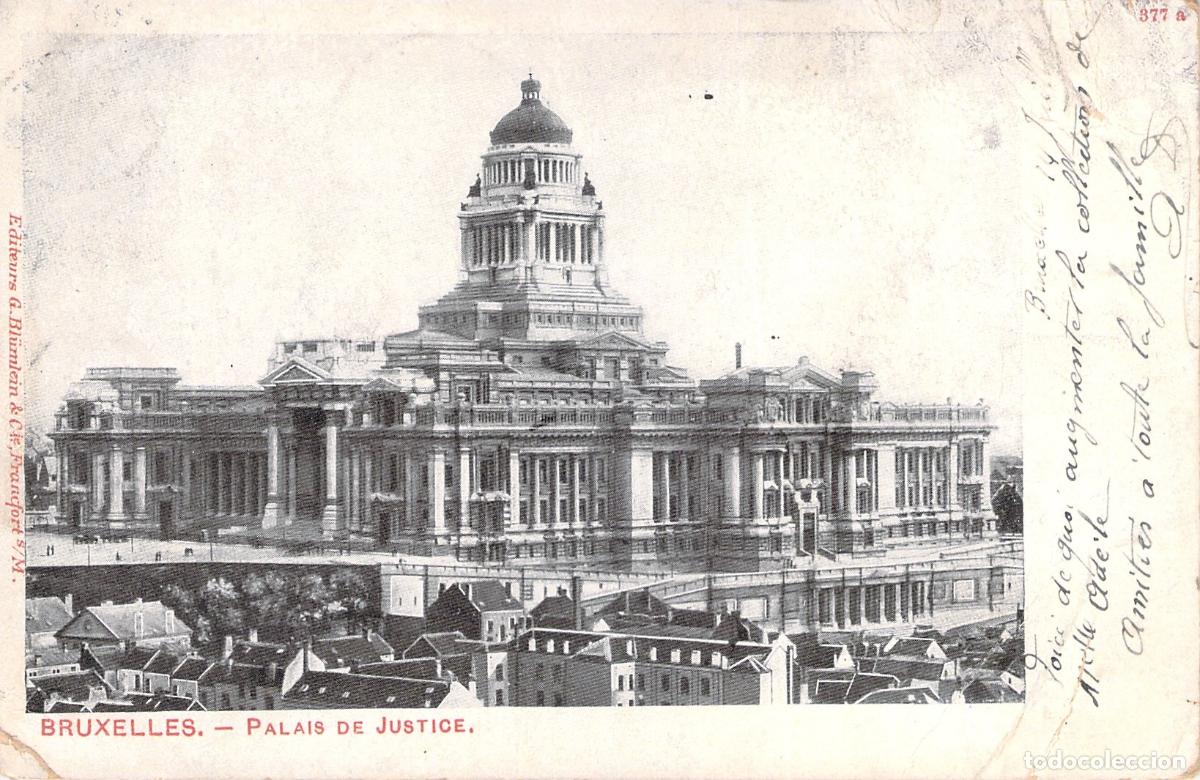 Postales: Postal de Bruselas, Palacio de Justicia, B&eacute;lgica