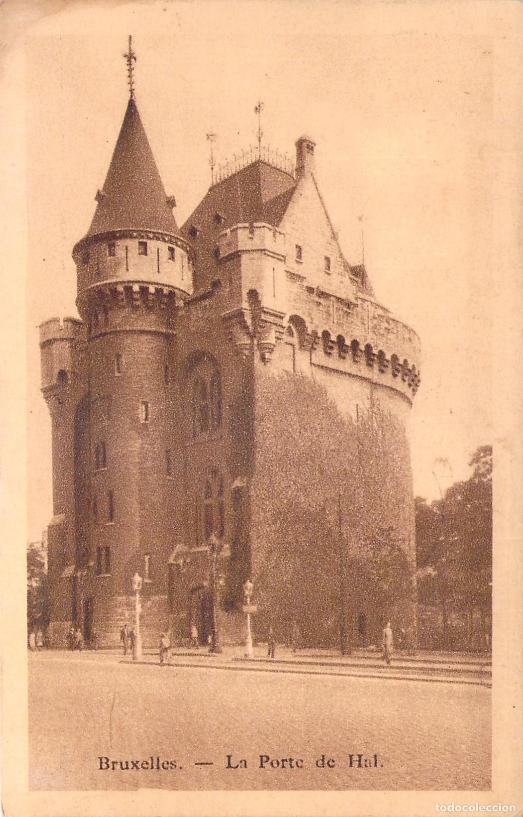 Postales: Postal de la Porte de Hal en Bruselas B&eacute;lgica