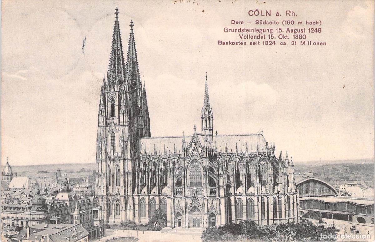 Postales: Postal de la Catedral de Colonia, Alemania