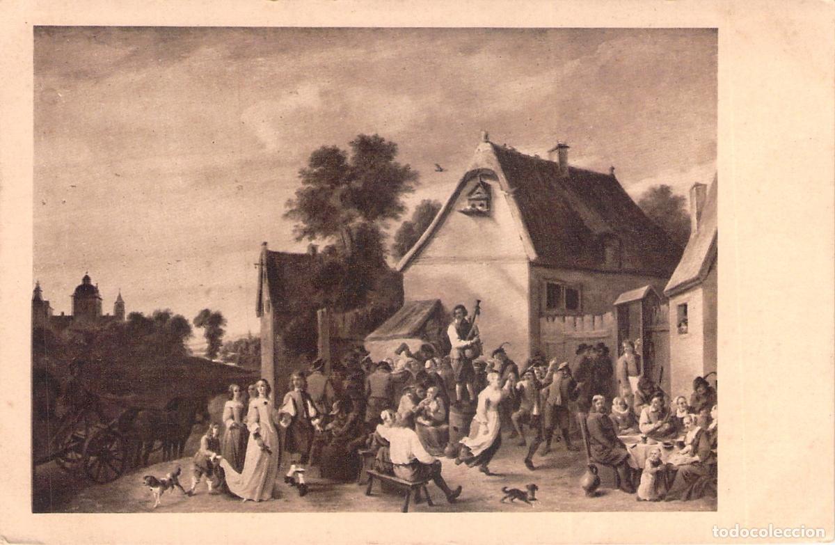 Postales: Postal de arte La Kermesse de Teniers Museo de Bruselas
