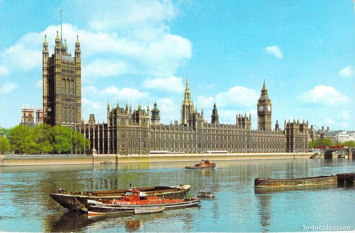 Postales: Postal de las Casas del Parlamento y Big Ben en Londres