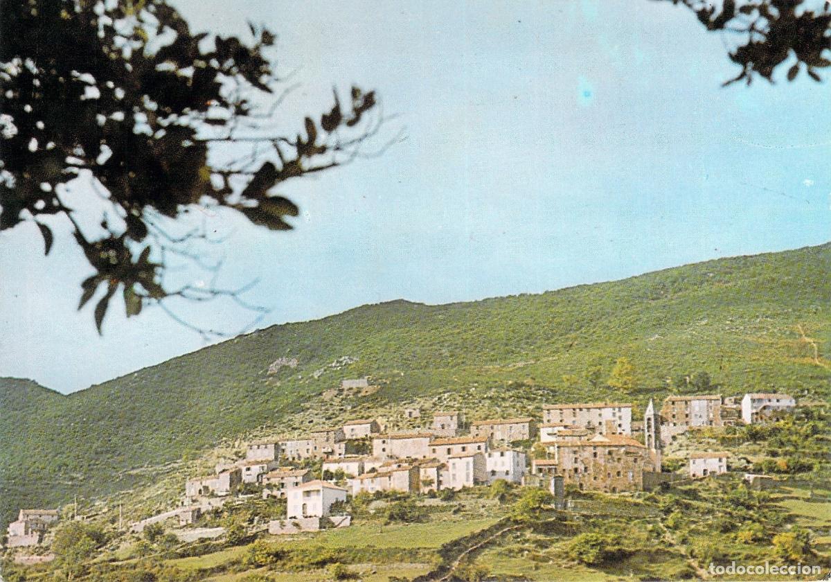 Postales: Postal de Ventiseri en C&oacute;rcega Paisaje de Pueblo en Monta&ntilde;a