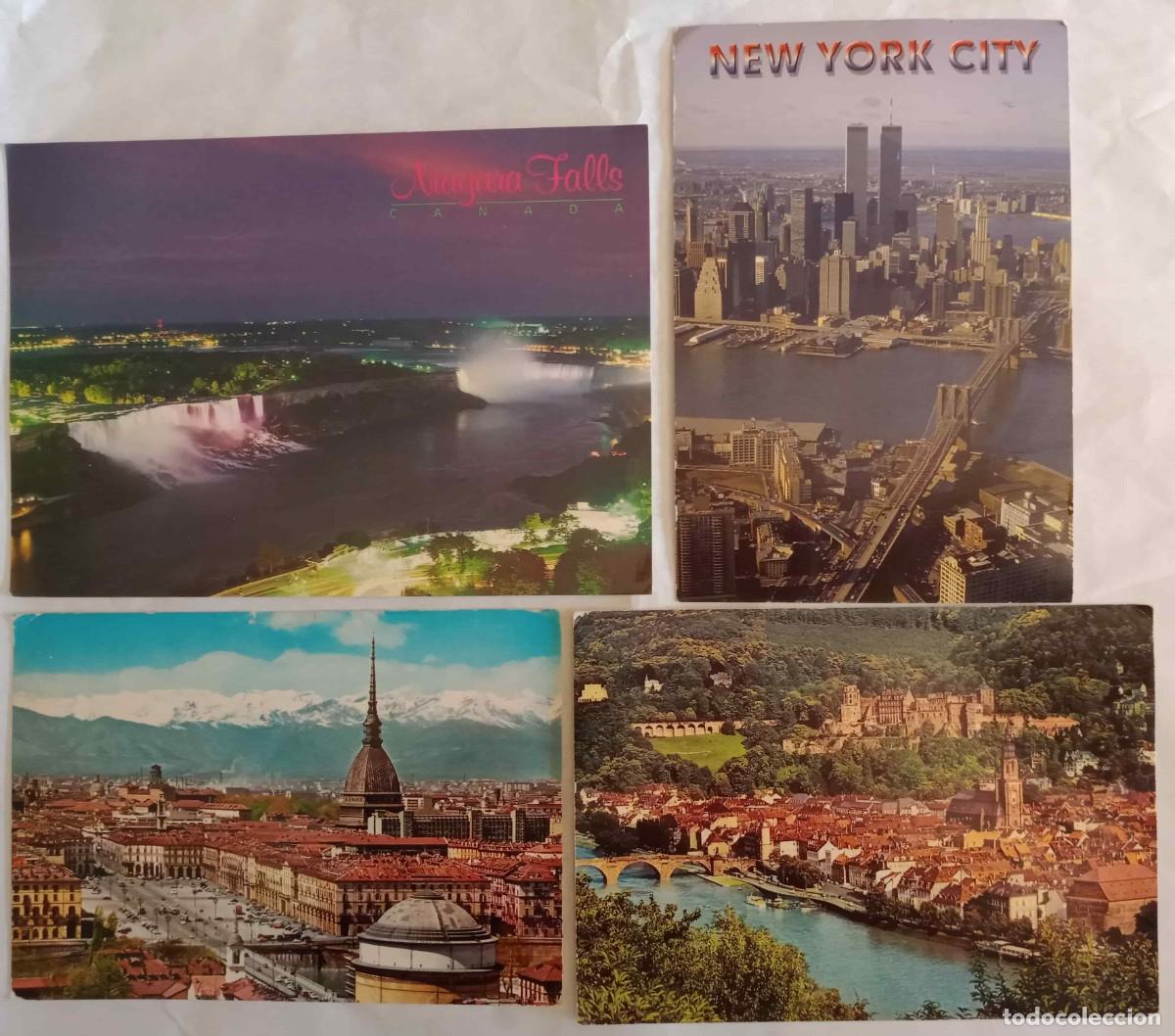 Postales: POSTALES EN COLOR de Italia, Inglaterra, Alemania, Canad&aacute;, Francia, USA, Grecia