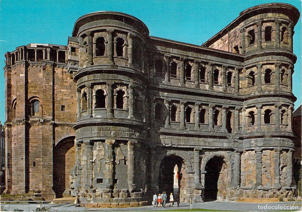 Postales: Postal de la Porta Nigra en Trier, Alemania