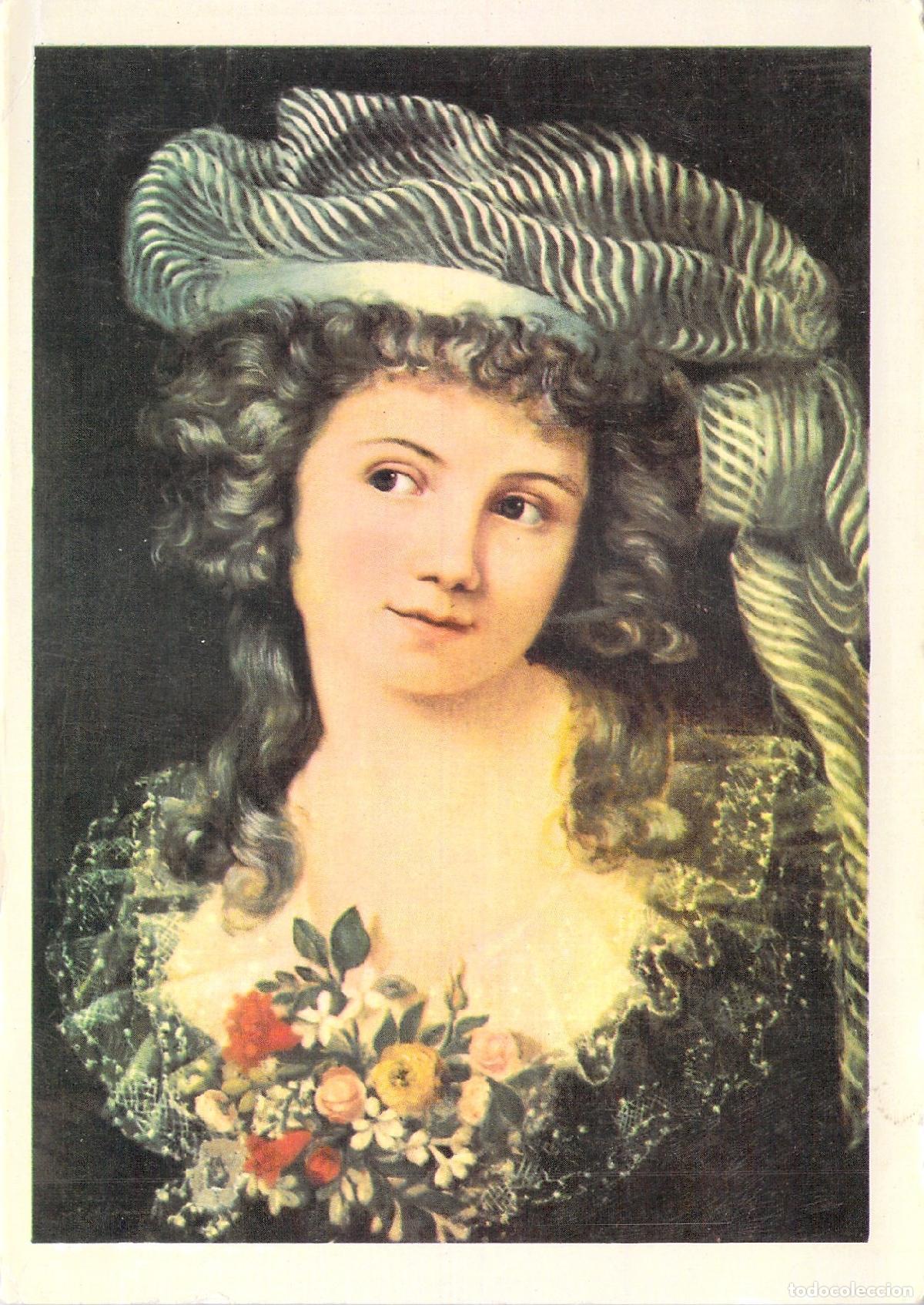 Postales: Postal de Arte Retrato de Mujer por Gustave Courbet