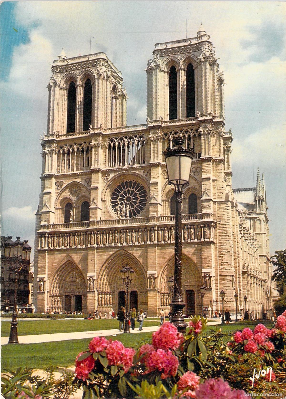 Postales: Postal de la Catedral de Notre-Dame en Par&iacute;s