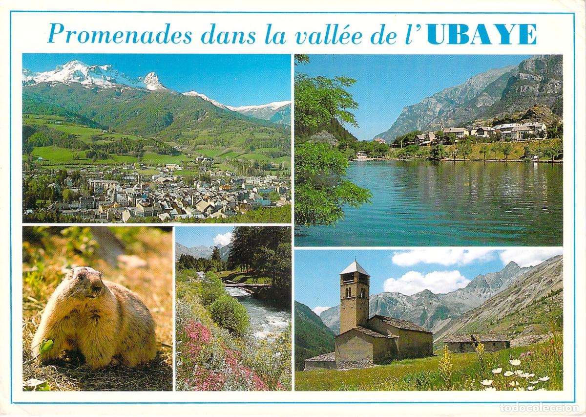 Postales: Postal de los Alpes Franceses: Valle del Ubaye