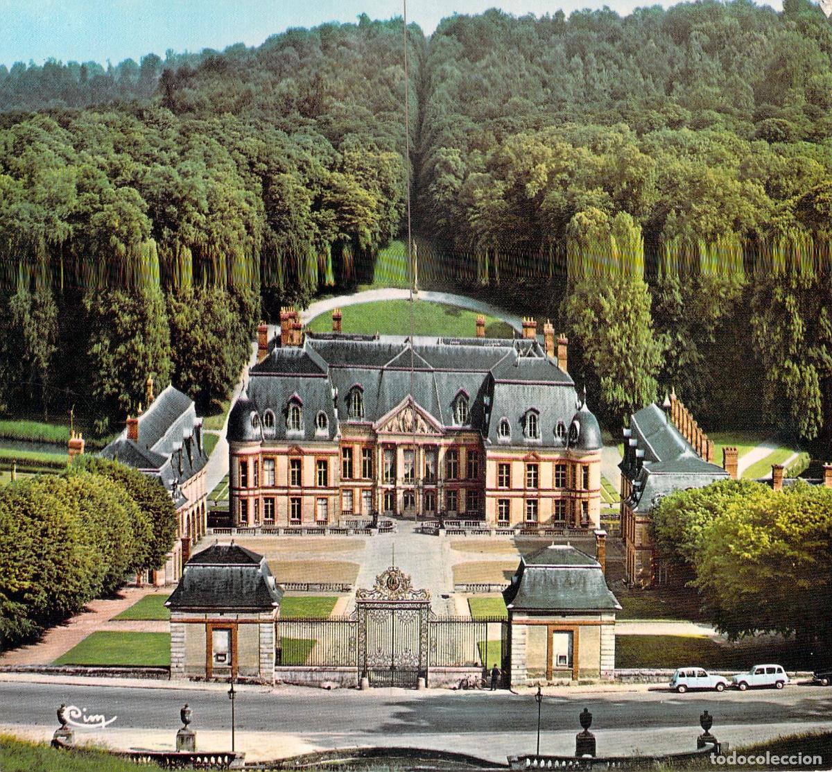 Postales: Postal de la fachada del Castillo de Dampierre, Francia