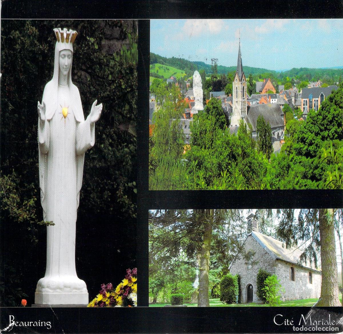 Postcards: Postal de Beauraing B&eacute;lgica Cit&eacute; Mariale Virgen Inmaculada y Capilla