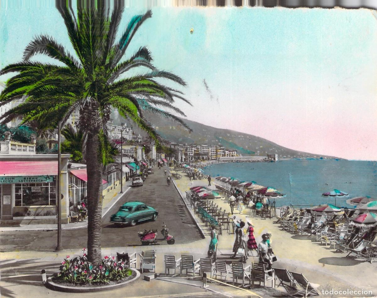 Postcards: Postal de la Promenade du Casino en Menton, Francia