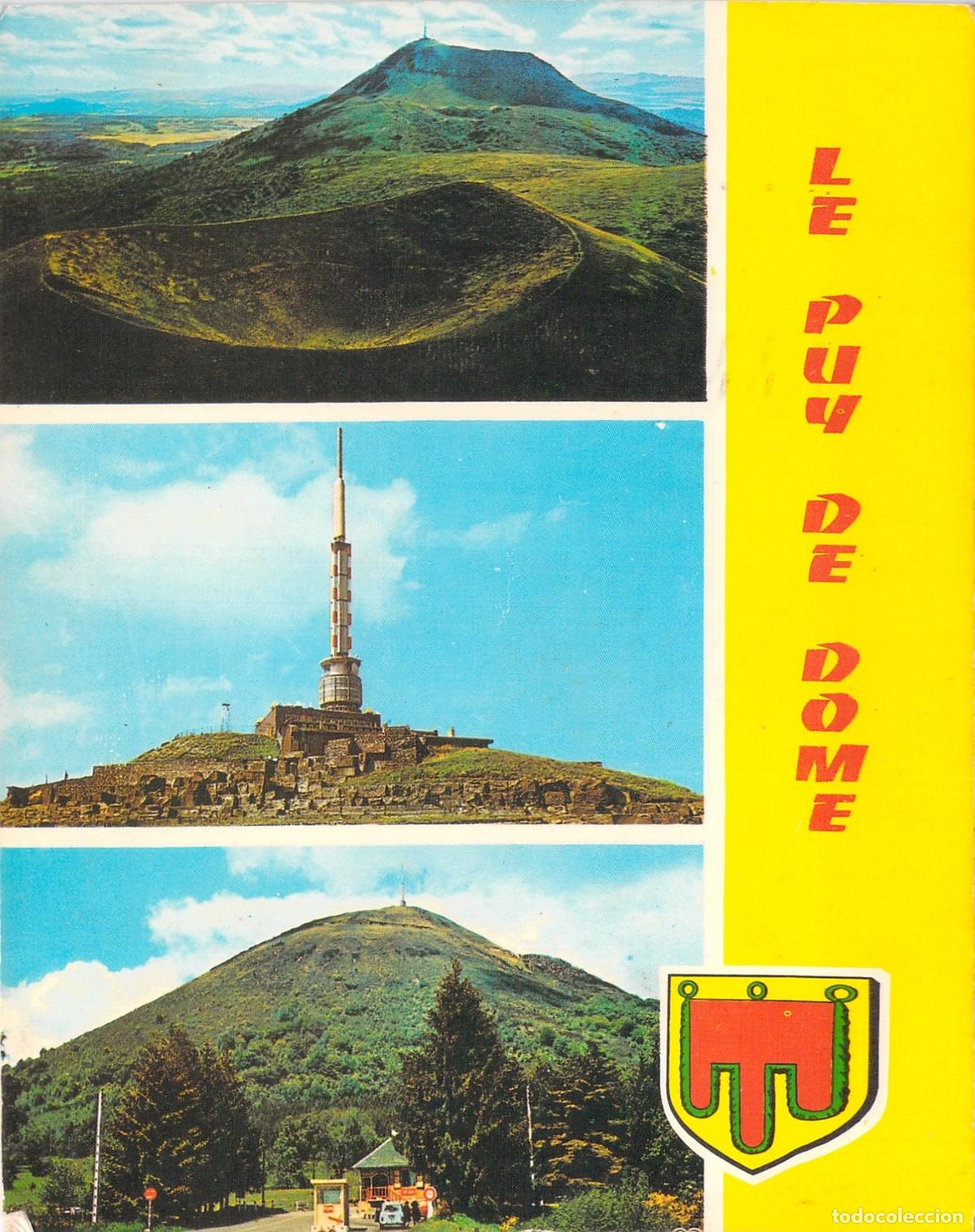 Postales: Postal de paisajes del volc&aacute;n Puy de D&ocirc;me en Francia