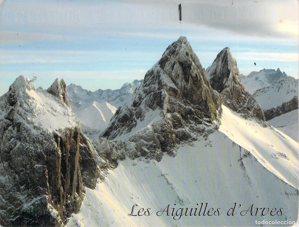 Postales: Postal de los Alpes Franceses: Les Aiguilles d'Arves, Saboya