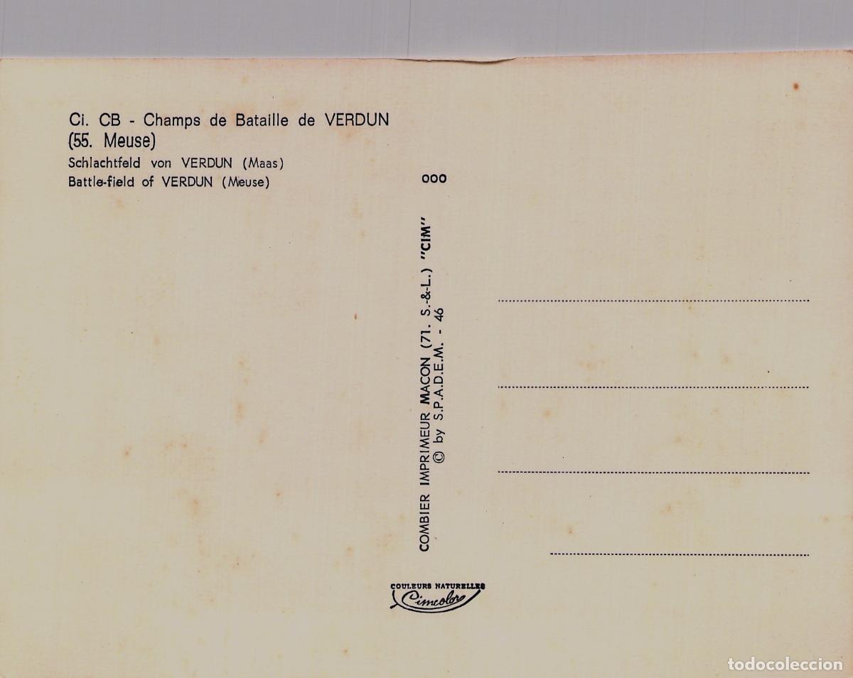 Postales: Postal de los Campos de Batalla de Verdun - Foto 2