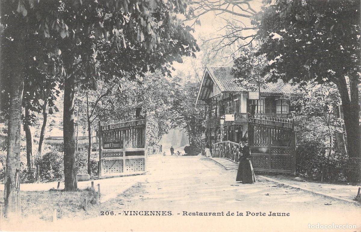 Cartes Postales: Postal de Vincennes Francia Restaurante de la Porte Jaune