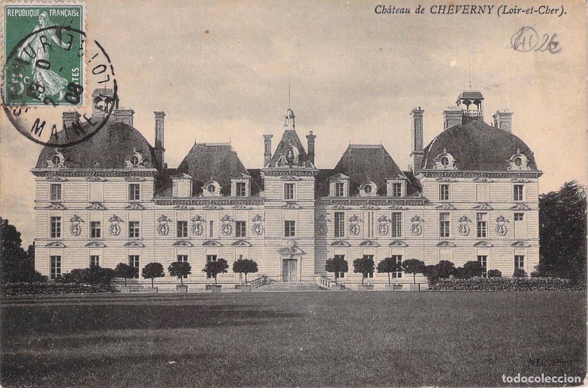 Cartes Postales: Postal del Chateau de Cheverny en Francia