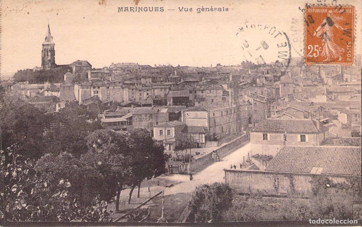 Cartes Postales: Postal de Maringues Vista General Francia