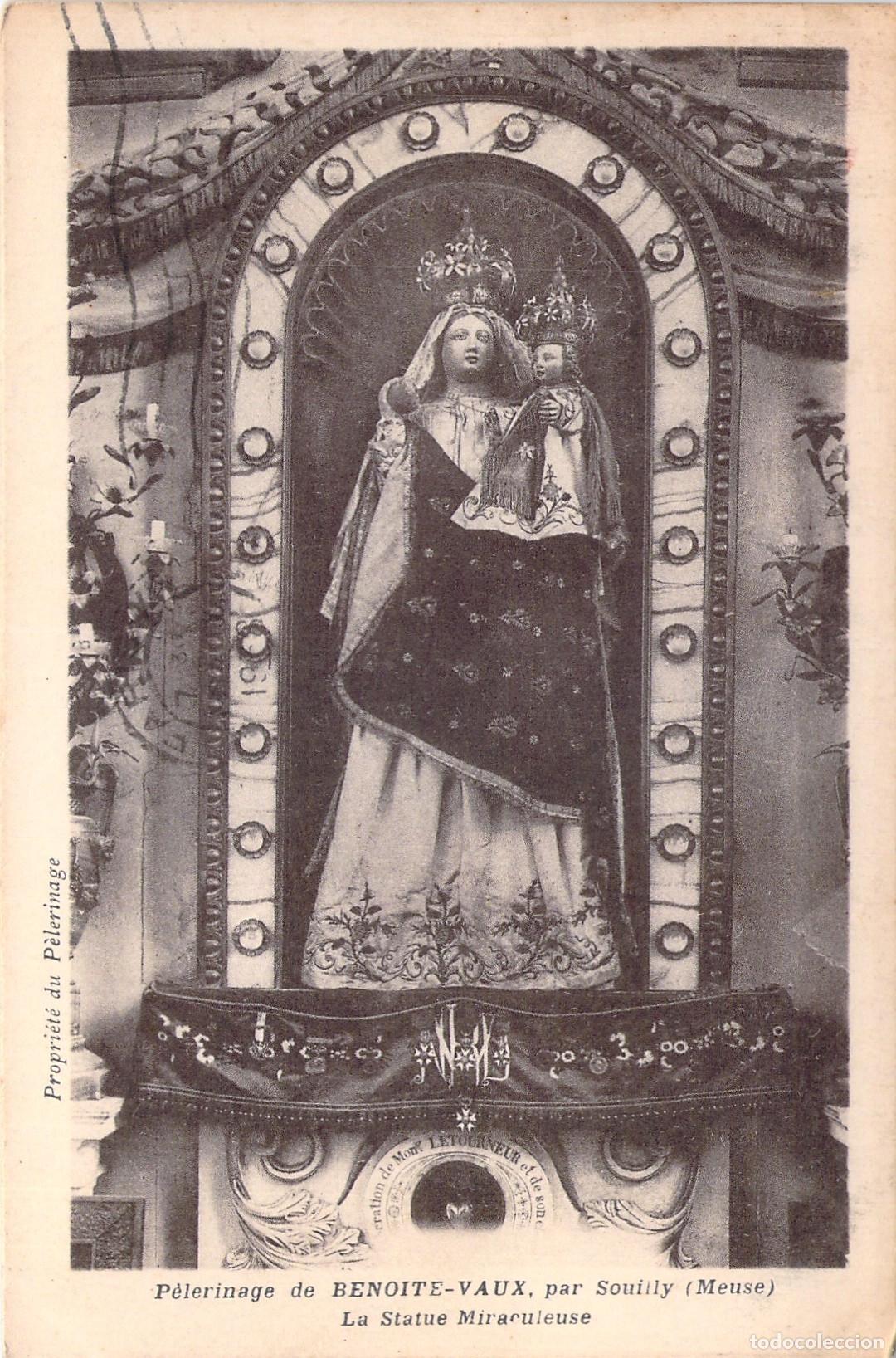 Cartes Postales: Postal de la Virgen Milagrosa en Benoite-Vaux, Francia