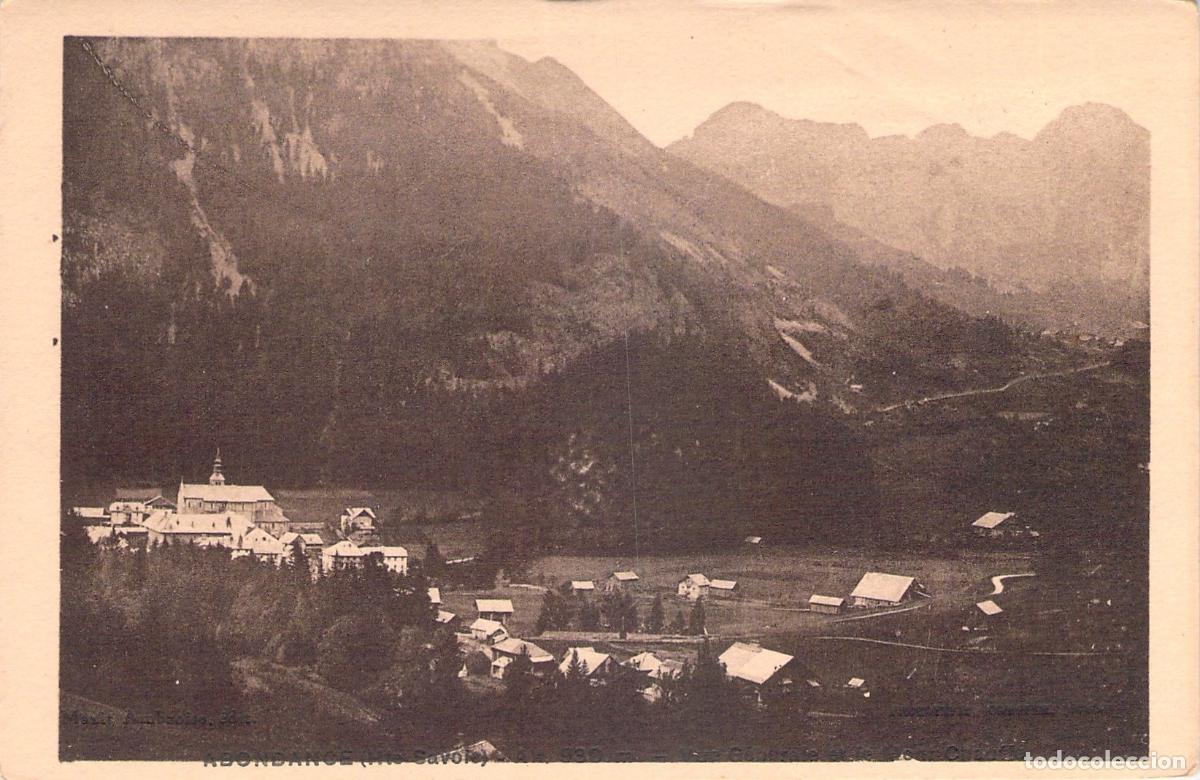 Postales: Postal de Abondance en los Alpes Franceses