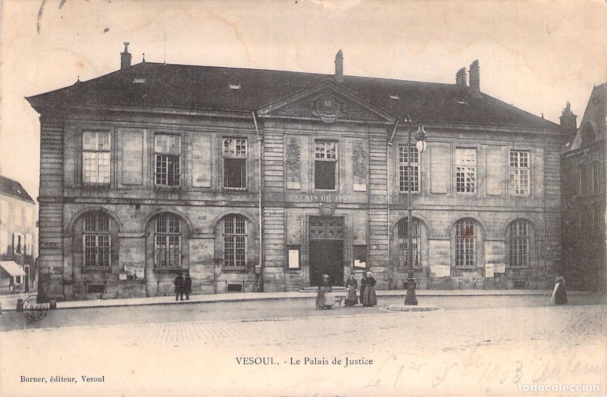 Postales: Postal de Vesoul Palacio de Justicia Francia
