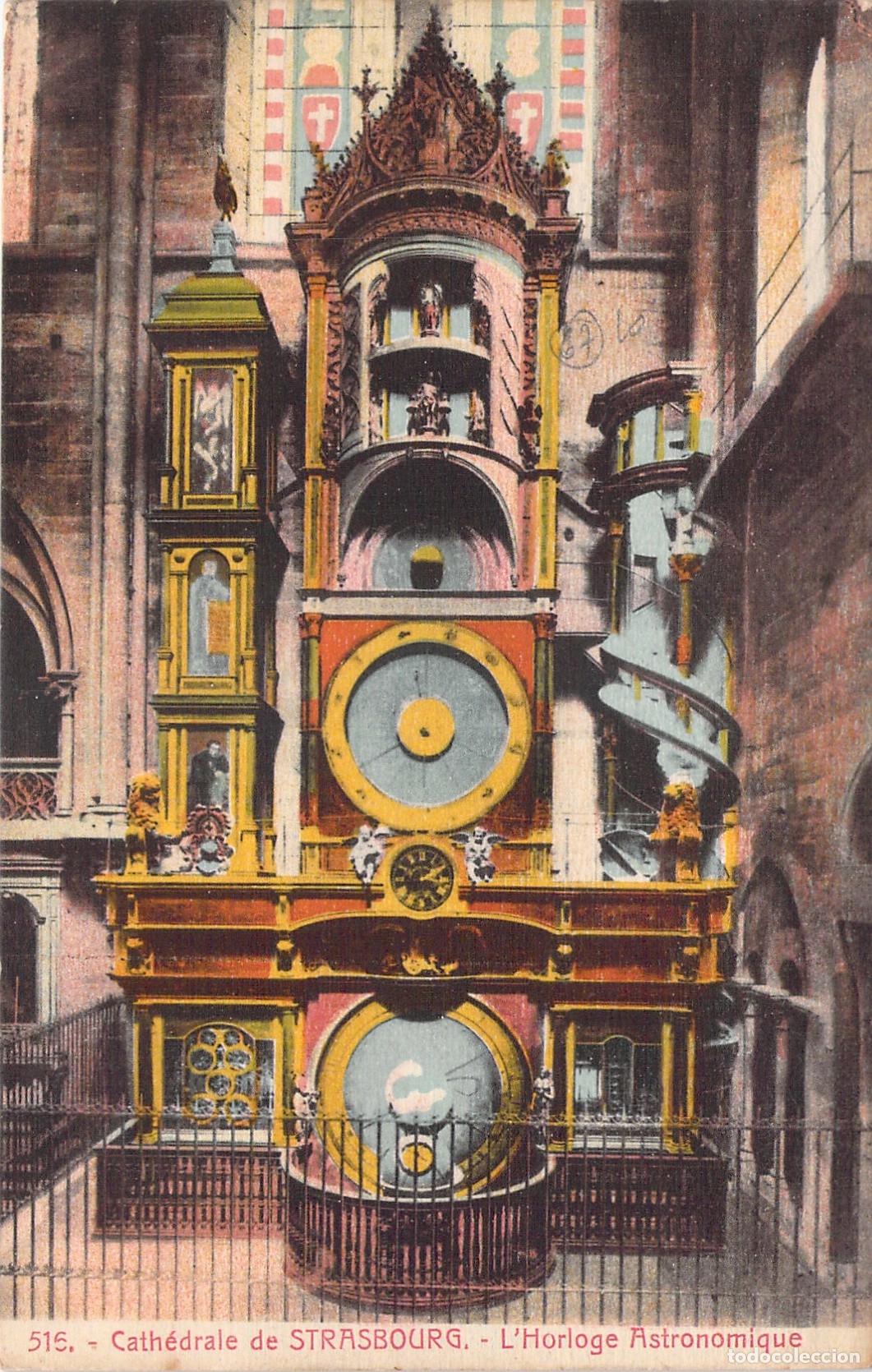 Postales: Postal de Estrasburgo: Reloj Astron&oacute;mico de la Catedral