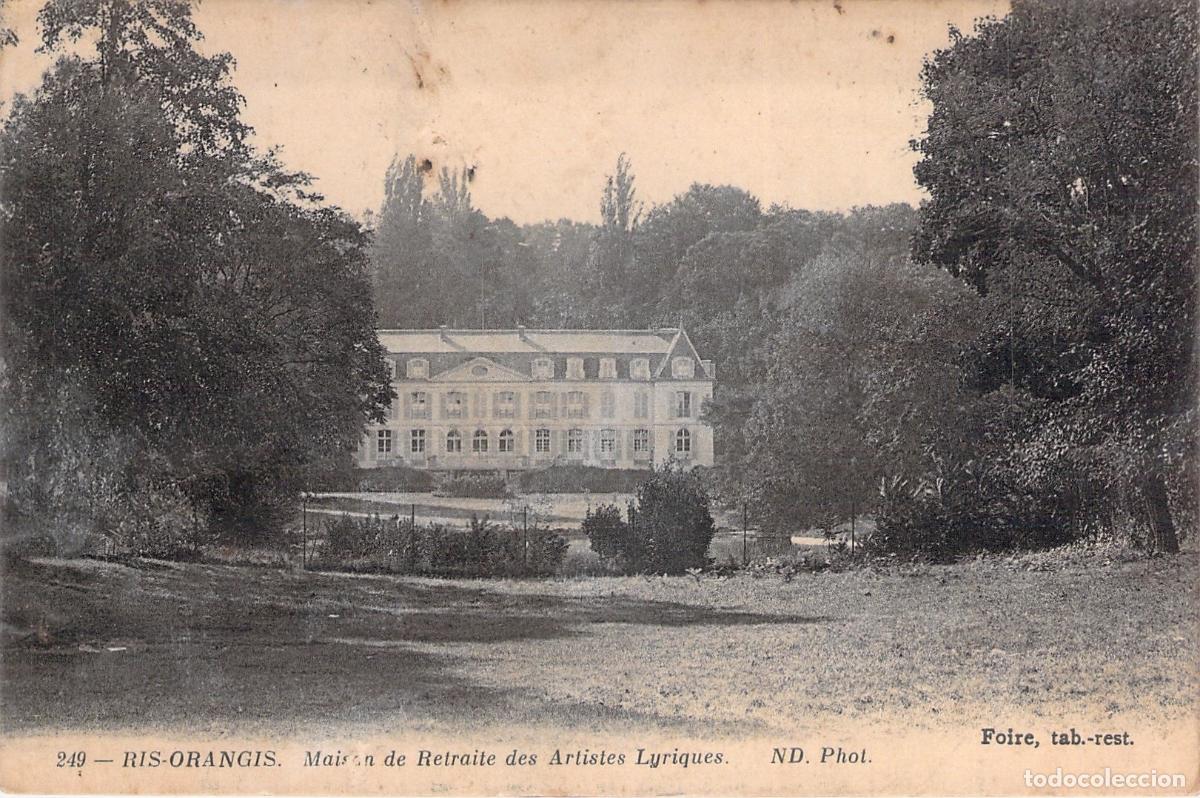 Postales: Postal de Ris-Orangis Maison de Retraite des Artistes Lyriques